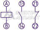 Рисунок 2 - Схема электрическая реле РЭВ821, РЭВ822